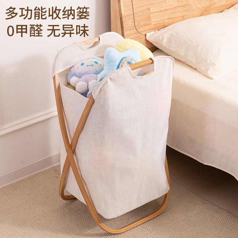 باسكيت غسيل ملابس قابل للطي يسهل تخزينه ونقله للغسيل والالعاب