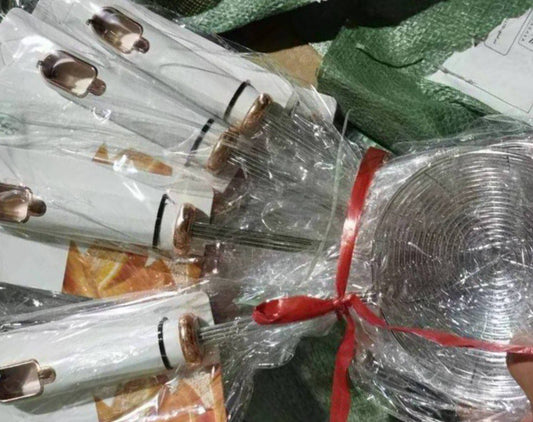 شيالة طعمية وبطاطس أستانلس يد بلاستيك