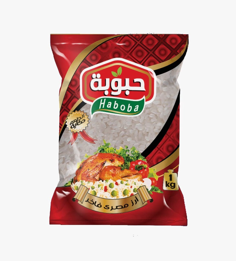 ارز مصري حبوبة، أبيض، 1 كجم