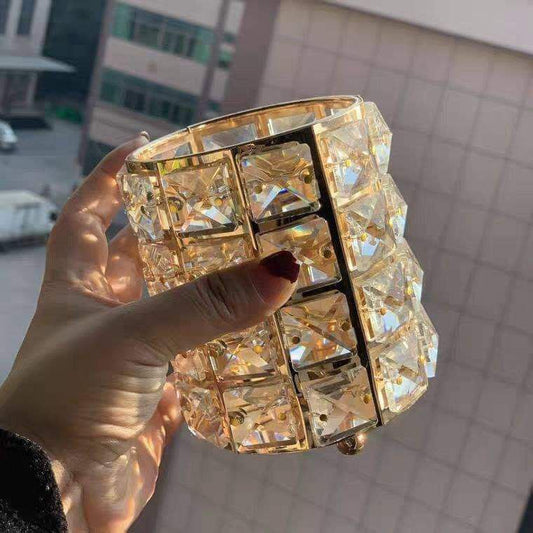 مقلمة ومنظم حامل فرش كريستال