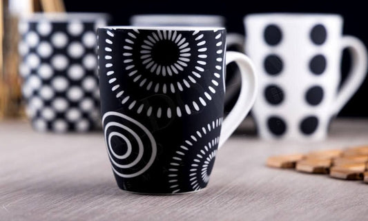 طقم مج خزف بروسلين - 4قطع