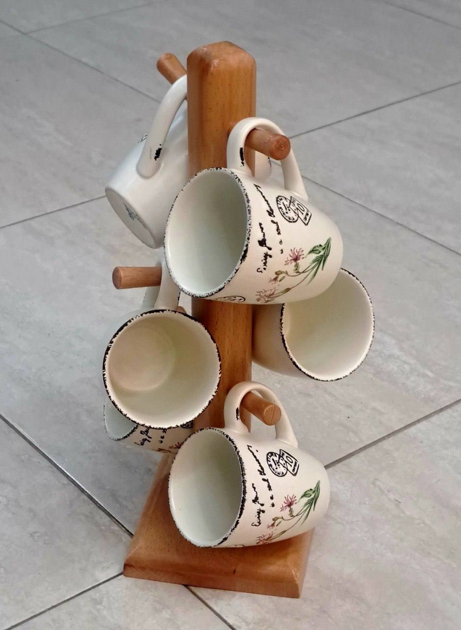 حامل مجات خشب