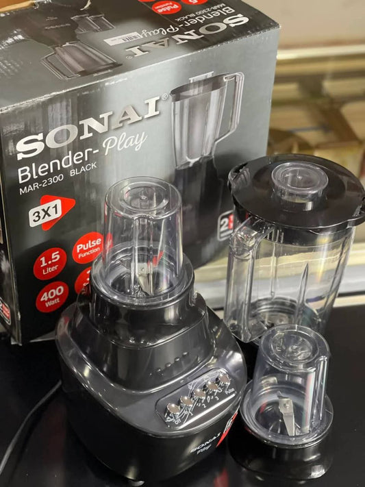 خلاط سوناي 400 وات, 1.5 لتر . موديل MAR-2300