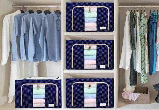 بوكس تخزين قابل للطي بقوام معدني سعة 100 لتر