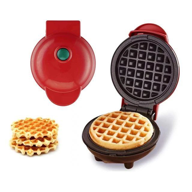 ماكينة صنع الوافل الكهربائية الصغيرة المحمولة