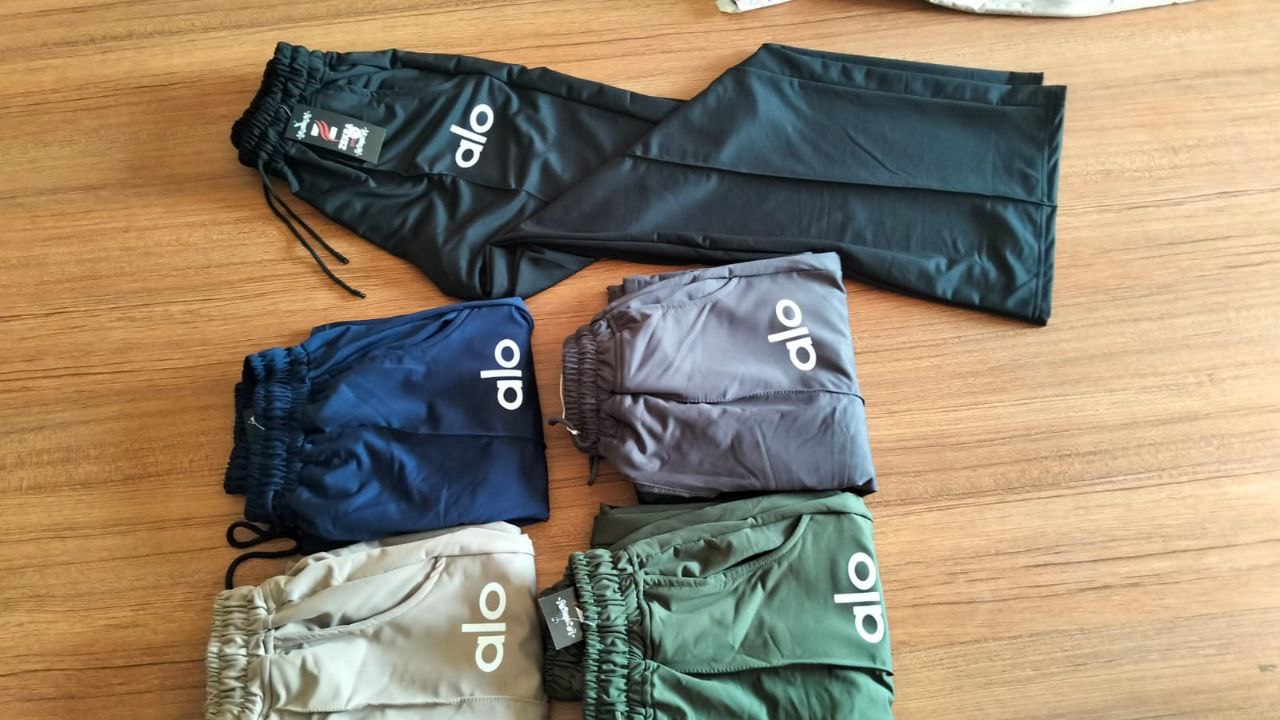 وايد ليج alo خامه قطن داخلي ومن الخارج ملمس ناعم