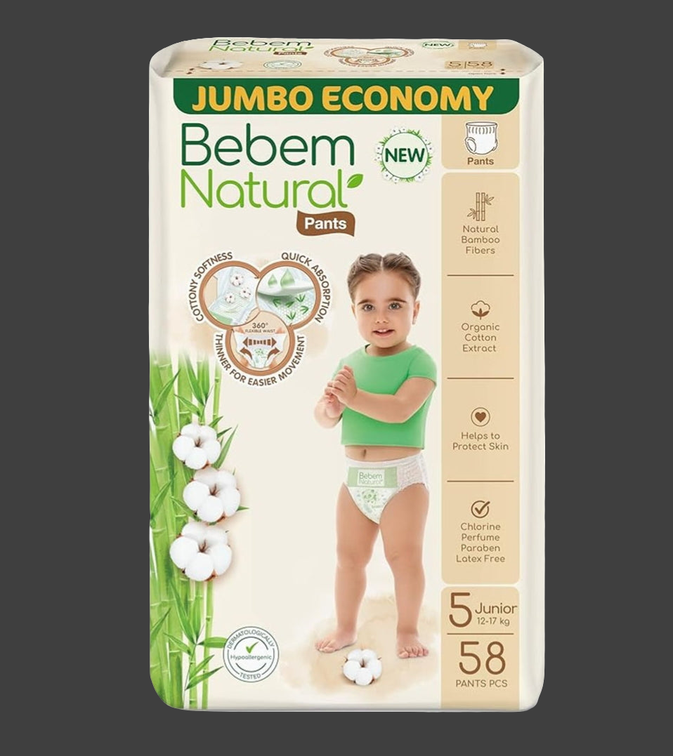 حفاضات بيبم بانتس مقاس 5