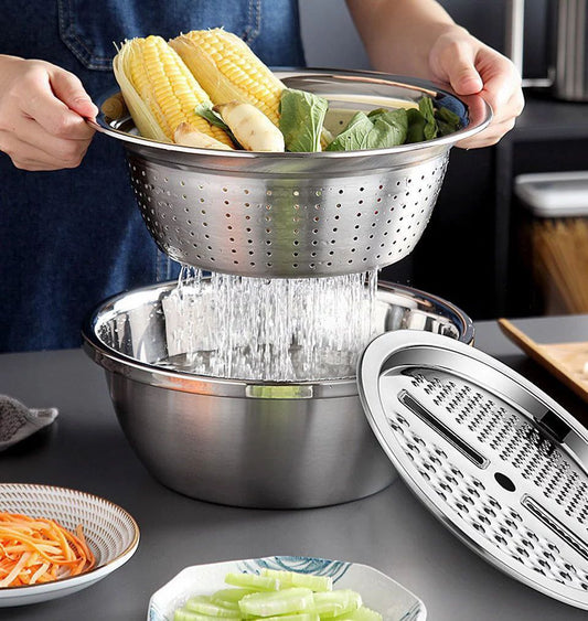 طقم عجان ومصفى ومبشرة 3*1