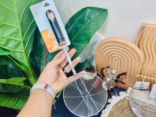 شيالة طعمية وبطاطس أستانلس يد بلاستيك