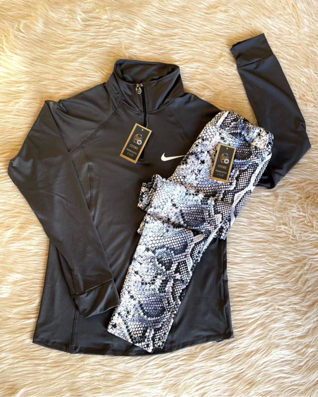 طقم رياضي تيشرت+ليجن