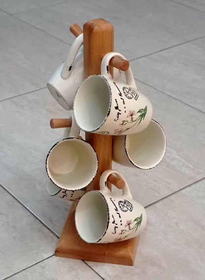 حامل مجات خشب