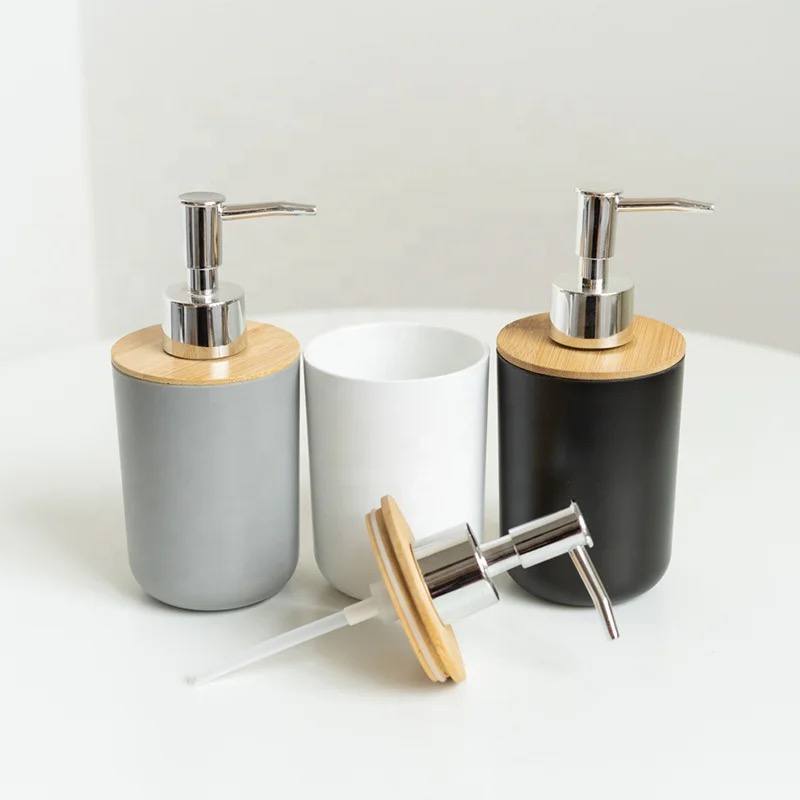 موزع صابون خشبي عالي الجودة