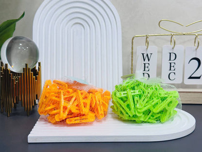 مشابك غسيل بلاستيك داخل شبكة50 مشبك