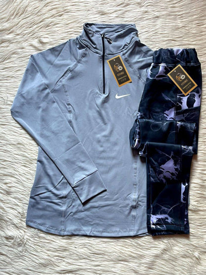 طقم رياضي تيشرت+ليجن