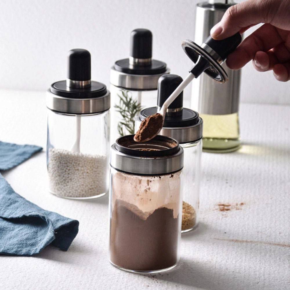 برطمان زجاج بالفرشاه او المعلقة