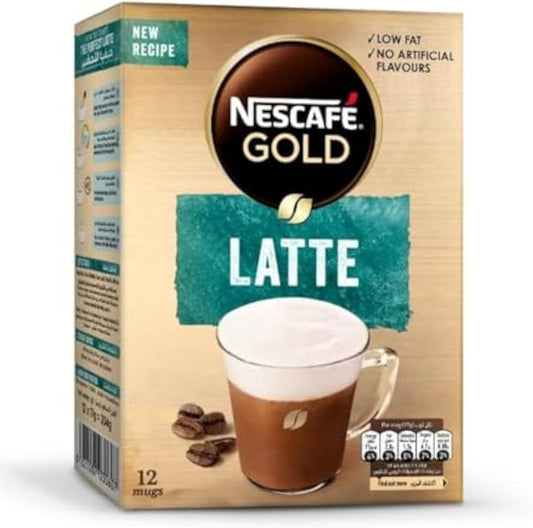 نسكافية جولد لاتية -عبوة 12 كيس