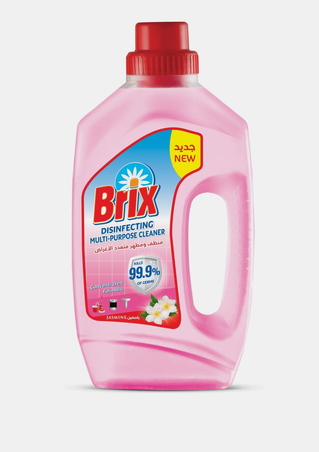 بريكس منظف ارضيات ومطهر برائحة الياسمين-730 مل
