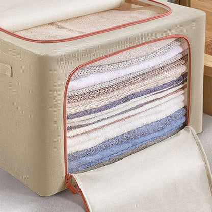 بوكس تخزين قابل للطي بقوام معدني  سعة 100 لتر