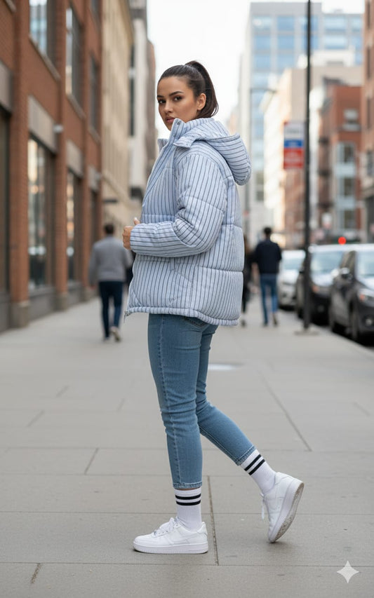 جاكيت كرش مقلم