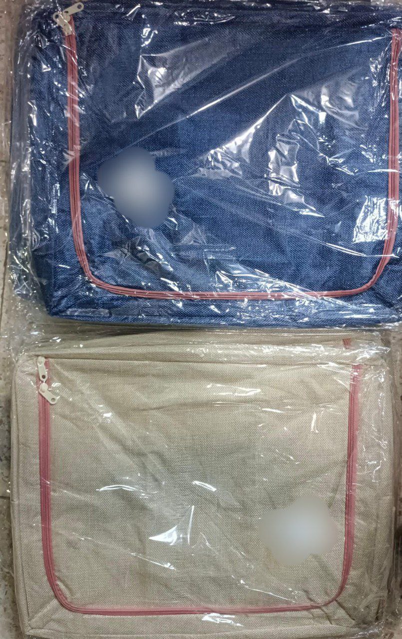 بوكس تخزين قابل للطي بقوام معدني  سعة 100 لتر