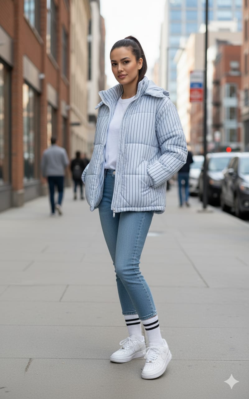 جاكيت كرش مقلم