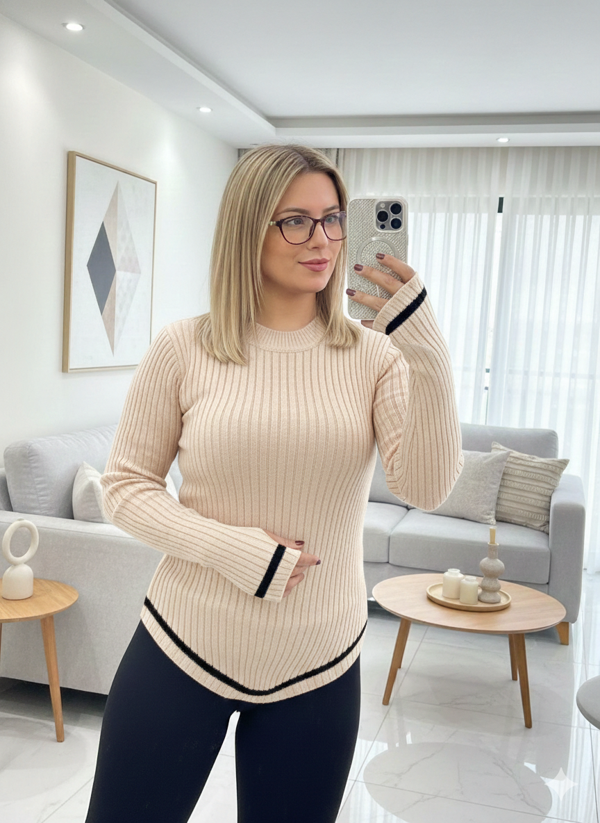 بيزيك حريمي خامة ناعمة وطرية مريحة فاللبس -مرنة