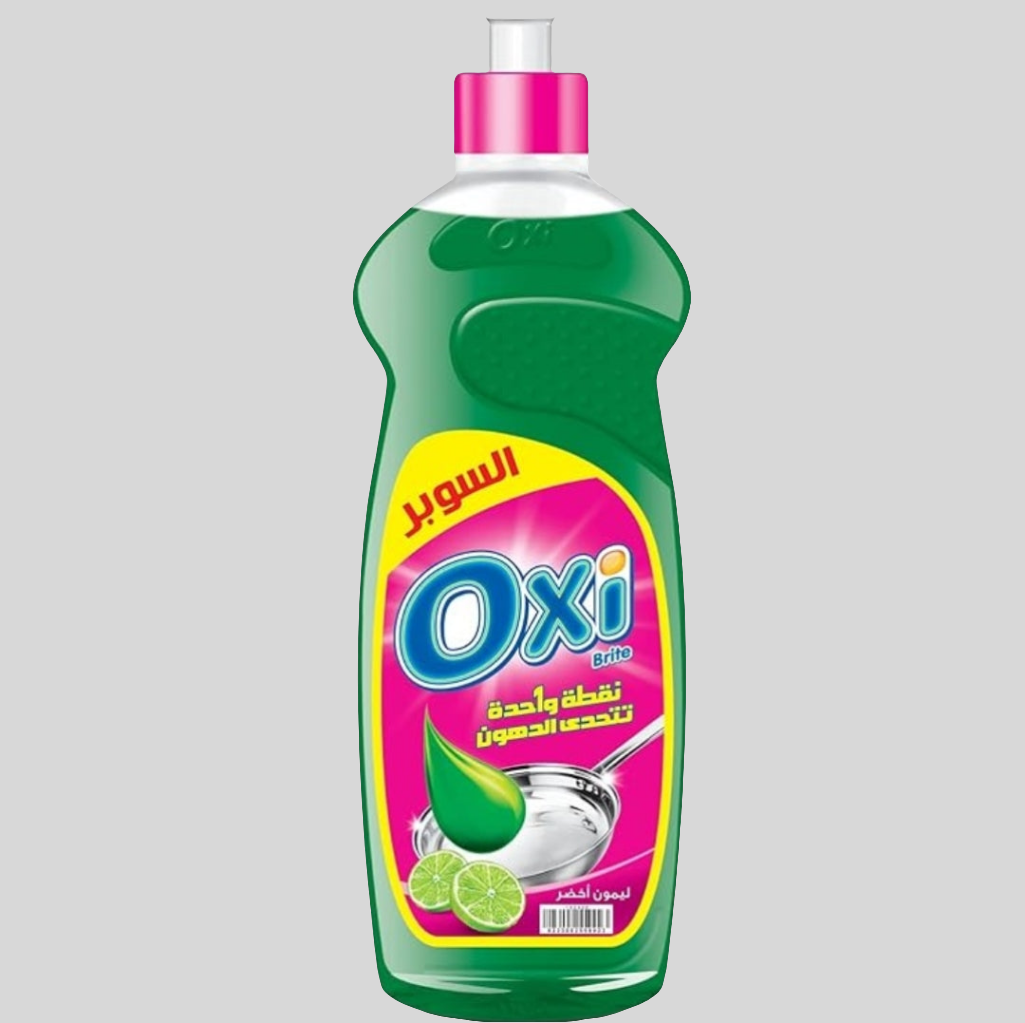 أوكسي صابون سائل للاطباق -ليمون اخضر -1لتر