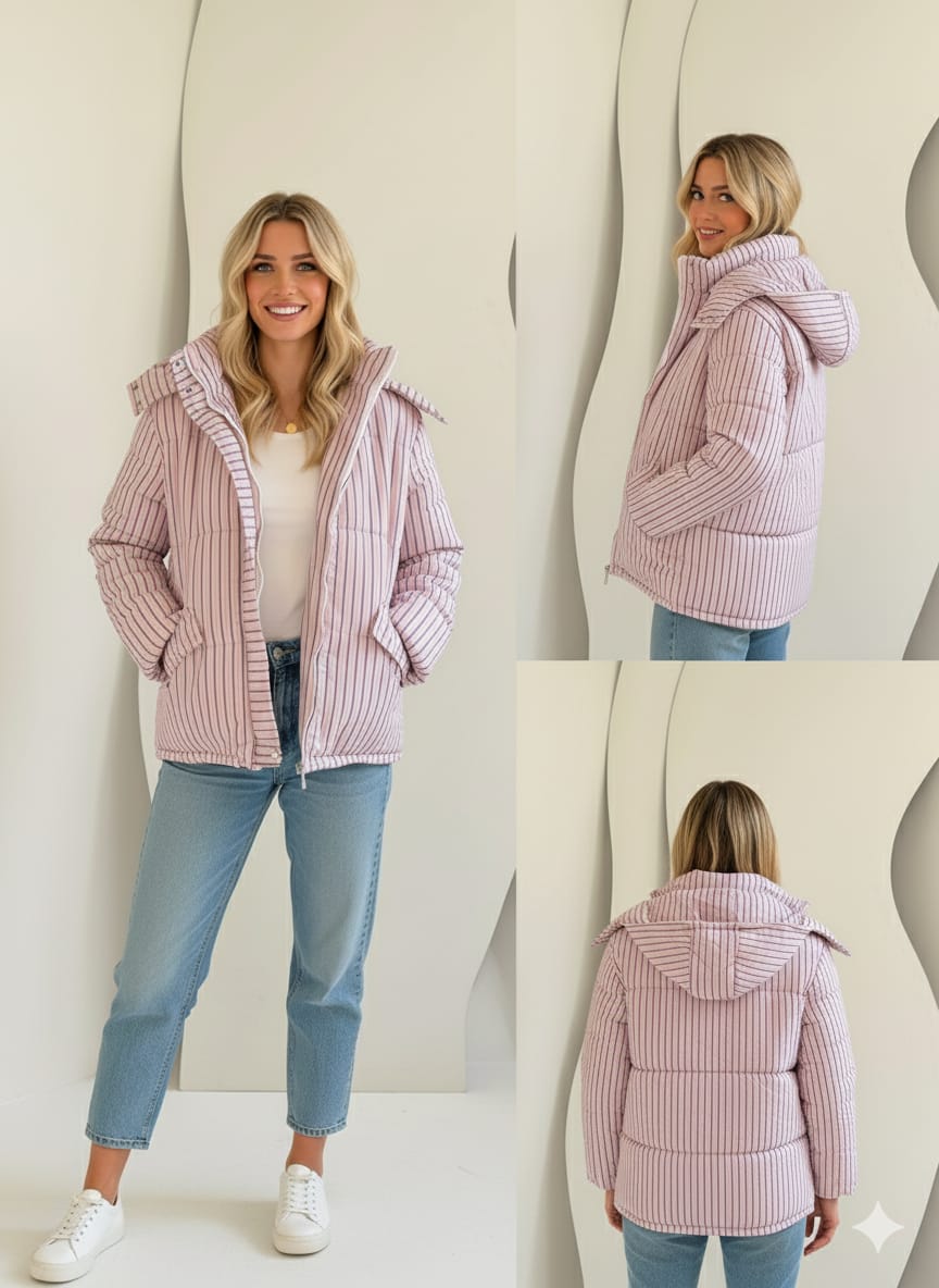 جاكيت كرش مقلم