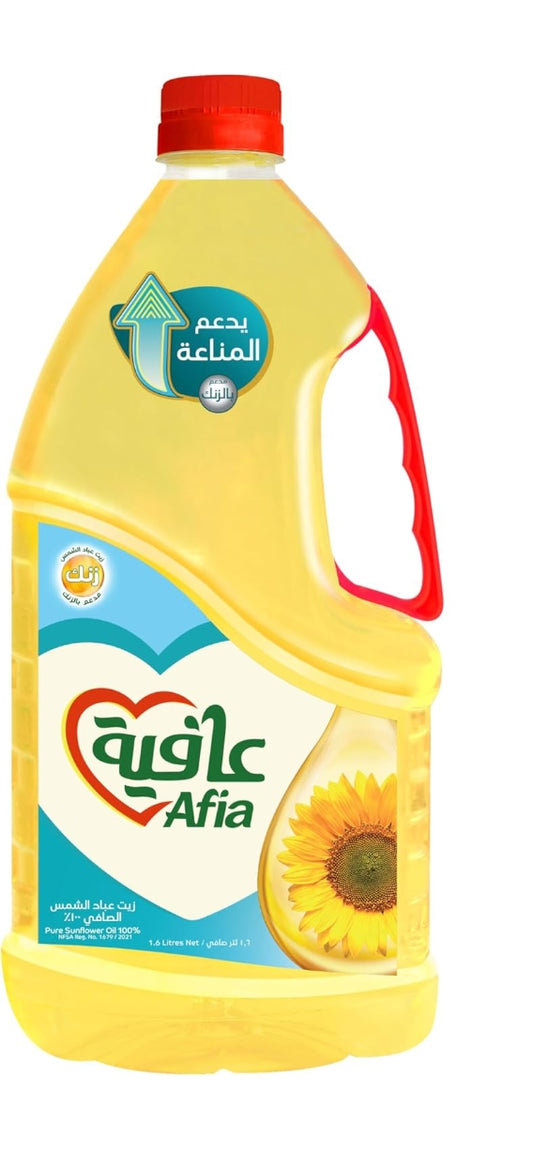 عافية زيت عباد الشمس, 1.6لتر