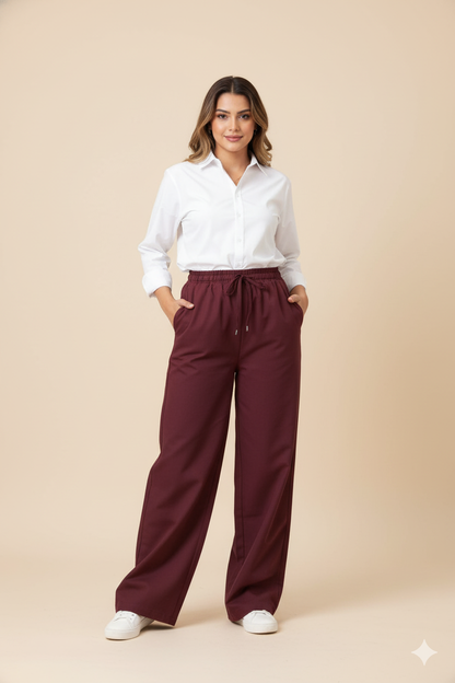 بنطلون جبردين وايد ليج