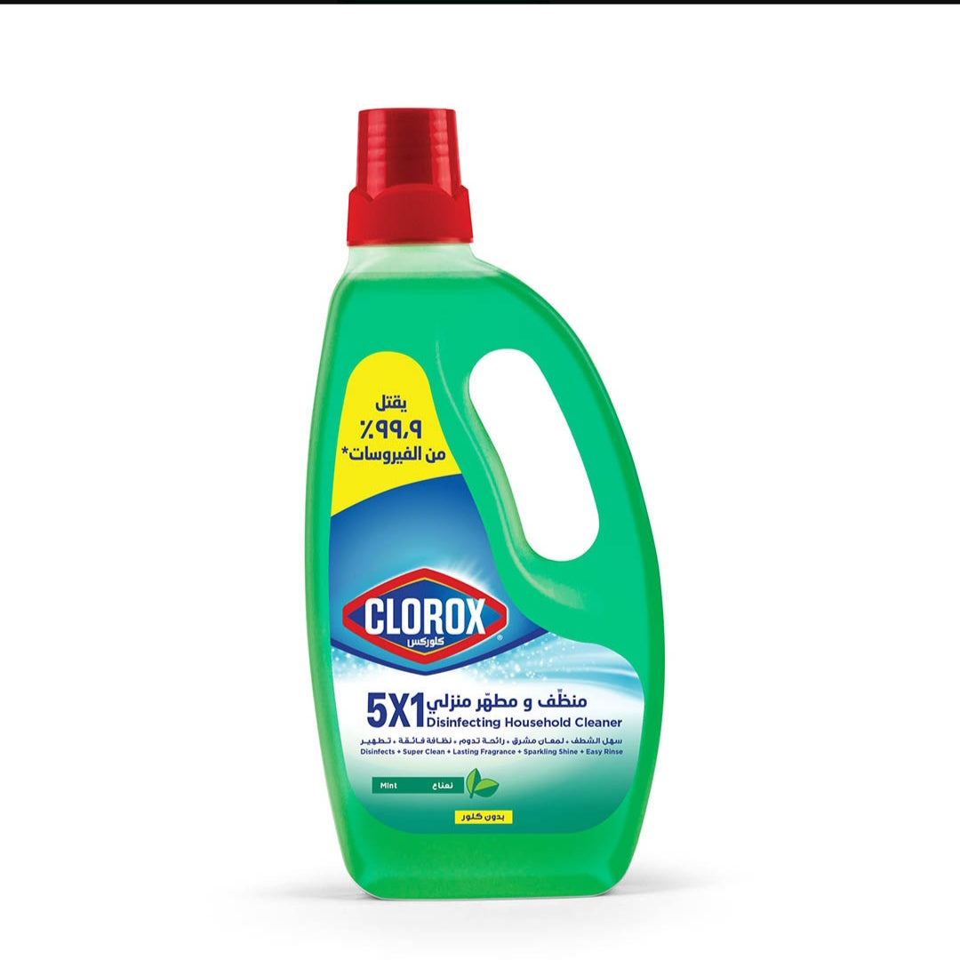 كلوركس مطهر ومنظف 5*1 رائحه النعناع-700مل
