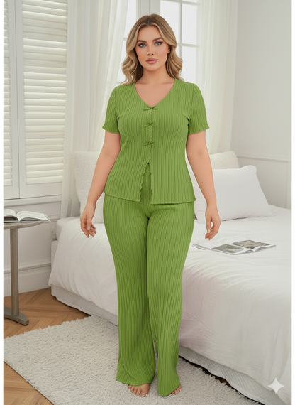 بيجامه ريب مضلع