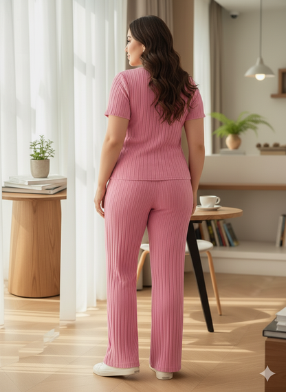 بيجامه ريب مضلع